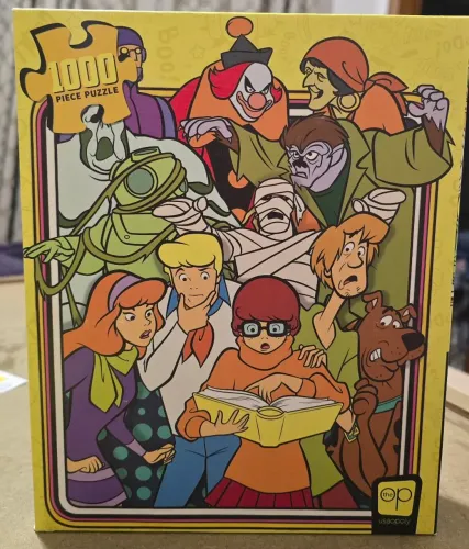 Quebra-cabeça 1000 peças Scooby Doo Usaopoly importado