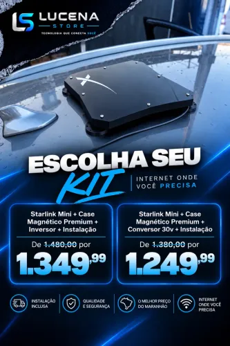 Kit Starlink Mini Automotivo Externo