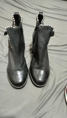 Bota salto plataforma preto n 39