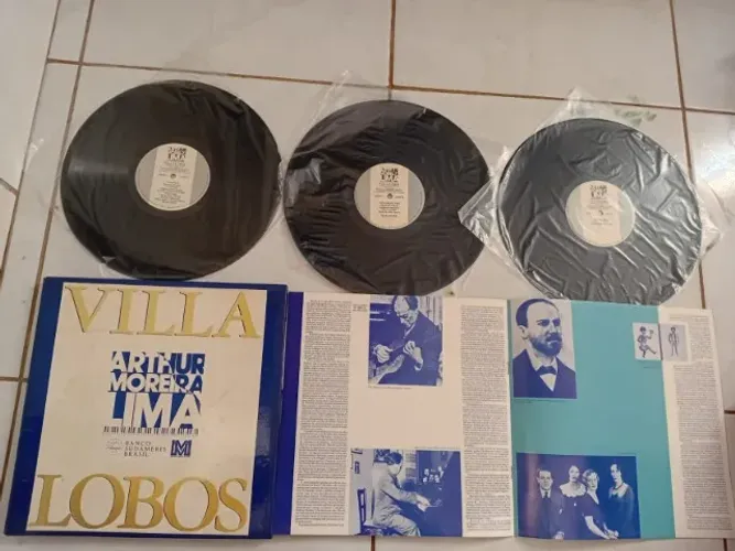 VILLA-LOBOS - ARTHUR MOREIRA LIMA - ANTOLOGIA PARA PIANO - BOX 3 LPs