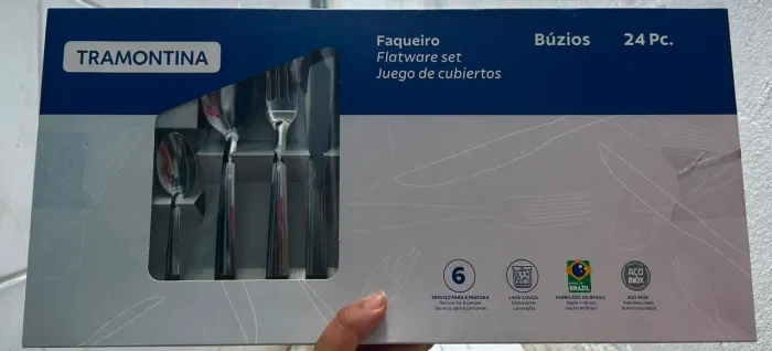 Faqueiro Tramontina búzios 24 peças