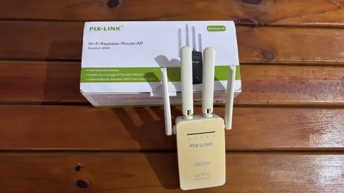 Repetidor Sinal WiFi 4 Antenas Pix Link LV-WR09 300 Mbps 2.4 GHz