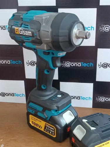 Chave de impacto 1350nm motor sem escova 2 baterias