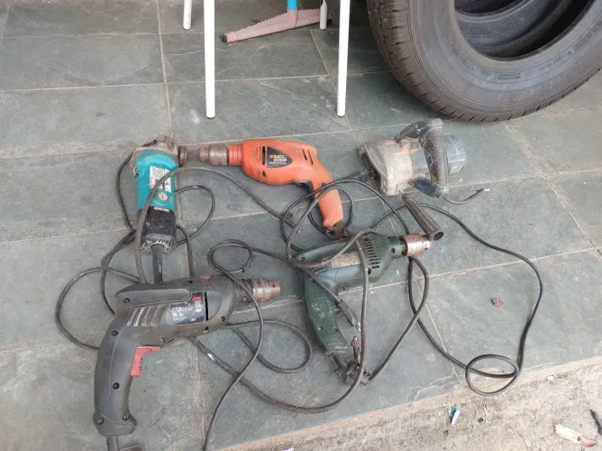Ferramentas elétricas para manutenção 