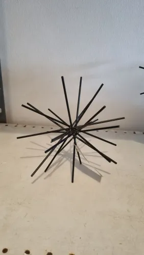 Ouriço preto decoração 