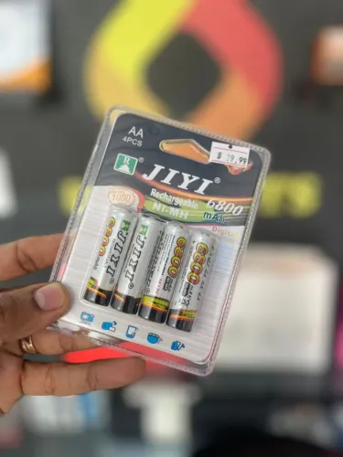 Pilhas recarregável com carregador Pilhas AAA ou AA