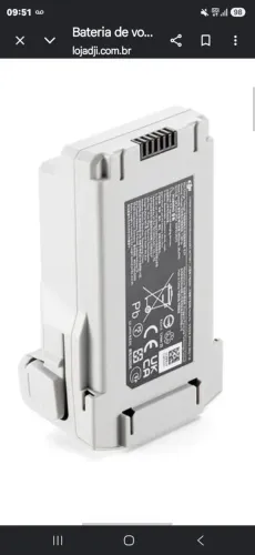 Bateria DJI Mini 3 Plus - semi nova - 19 ciclos.