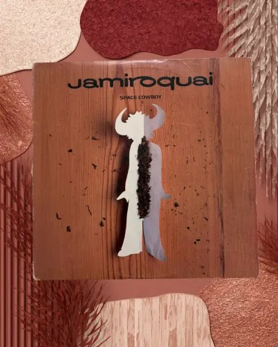 Jamiroquai - Space Cowboy LP Vinil Acid Jazz Clássico 90s AUTOGRAFADO