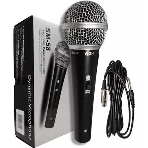 Microfone profissional SM58 com fio-frete grátis