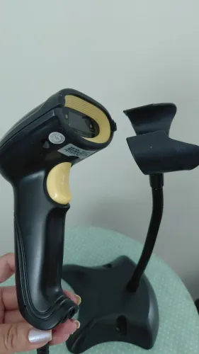 Leitor de código de barras + suporte