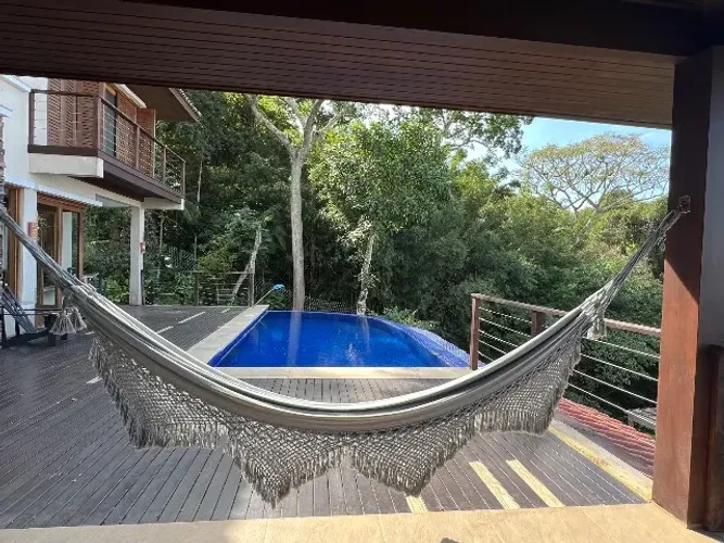 Rede de luxo 4,00 x 1,70 cinza
