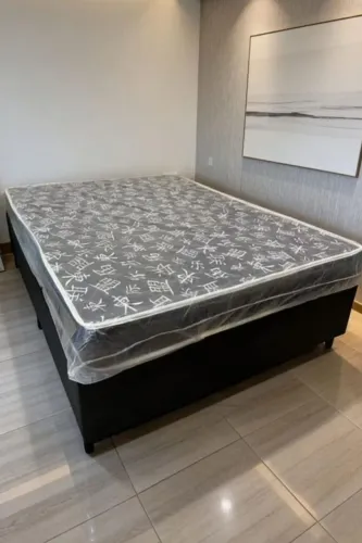 BASE SIMPLES+COLCHÃO D33 FRETE GRÁTIS NOVO DE FÁBRICA