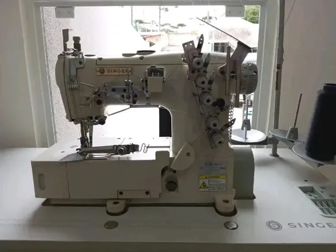 maquina de costura industrial galoneira singer 522d