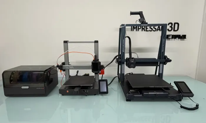 Impressora 3D -  Anycubic Kobra 3 combo e Elegoo 4 Plus 