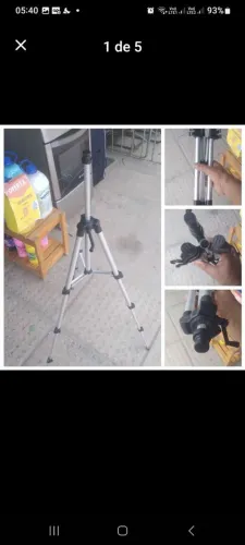 Pedestal para filmagens.