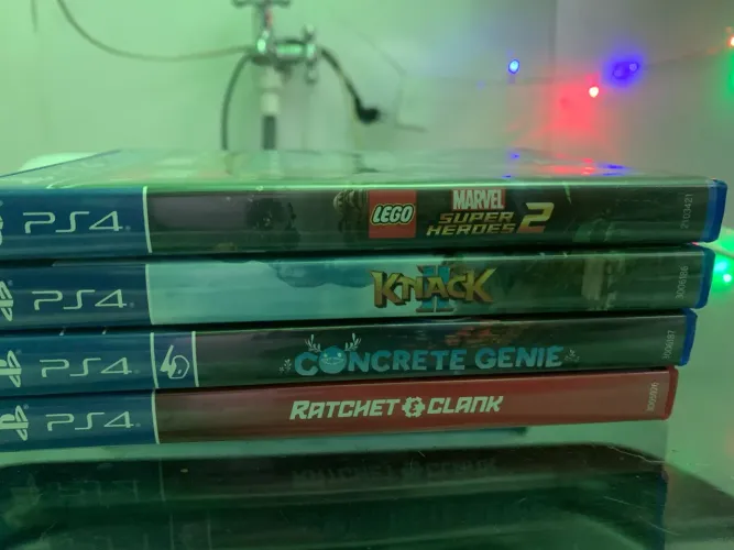 Mini pack de 4 jogos de ps4