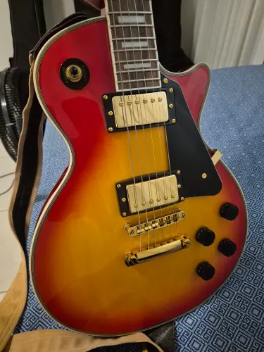 SX Les Paul EH3 Cherry Sunburst ? Vendo pra trocar por Strato