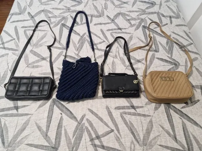 Bolsas e calçados tudo por 150