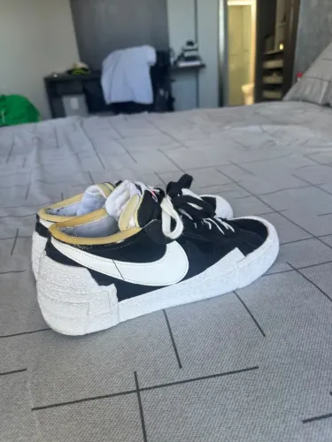 Sacai x Nike Blazer Low Black Patent Leather