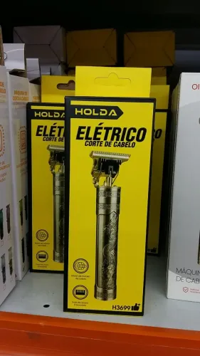 Maquina de Cortar Cabelo Recarregável Novo