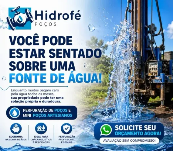 Mini Poço Artesiano em Esmeraldas e Região