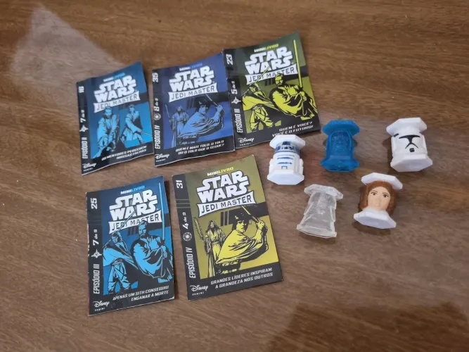 Coleção - 5 Mini Livros e 5 Miniaturas (Abatons) - Star Wars - Panini