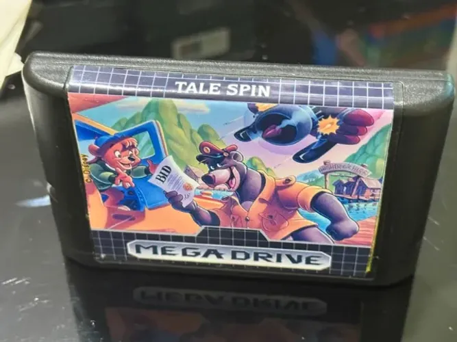 Jogo Tale Spin Cartucho Mega Drive Genesis Aventura Paralelo