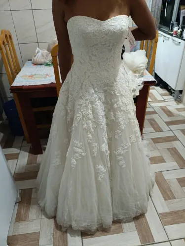 Vestido de noiva+ véu