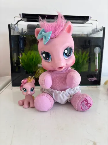 Lote Bebê Pink Pie MLP pelúcia importada mas não funciona My Little Pony 