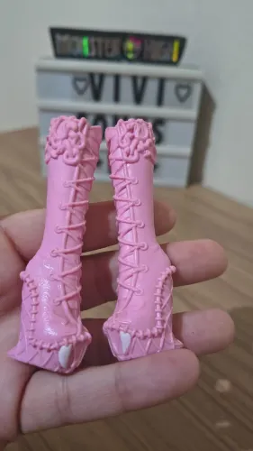 Monster high peça reposição bota Viperine basica g1