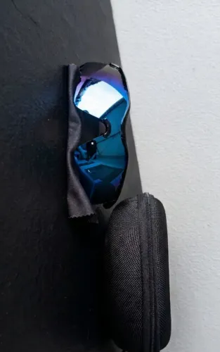 Óculos para ciclismo, marca GTI, cor azul