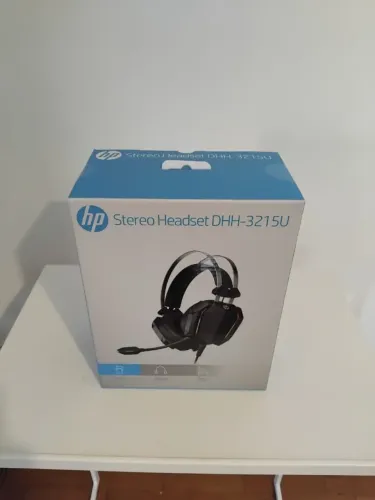 Fone de Ouvido Headset Hp Dhh-3215u Gamer Usb 7.1, Rgb ,cabo 2,2m Preto