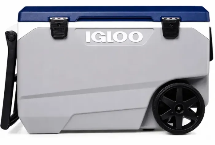 Caixa Térmica Igloo Ecocool Latitude 85L Cinza com Rodas (Nova / Lacrada)