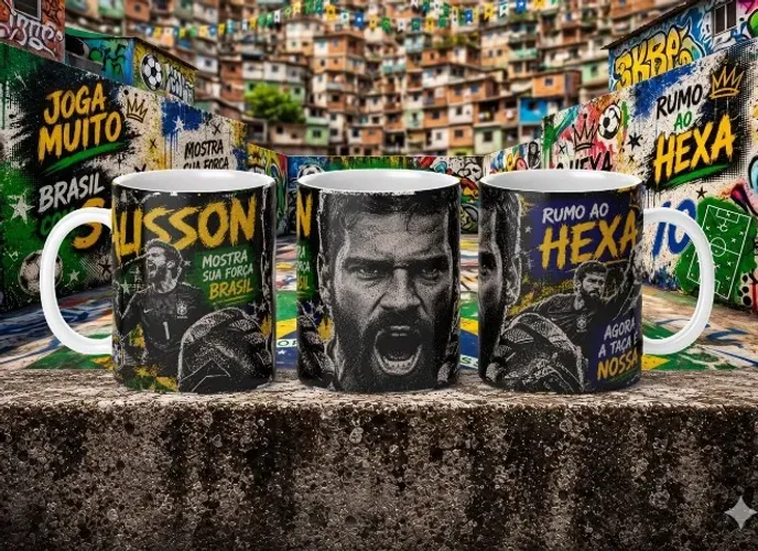 Caneca personalizada HEXA jogadores