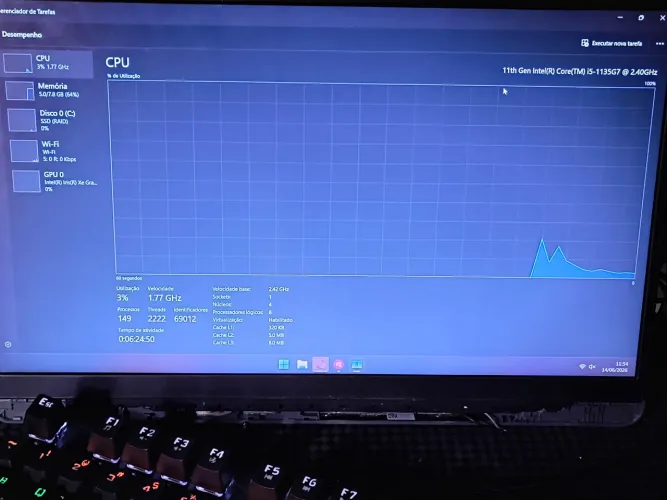 Notebook Lenovo i5 11 geracao