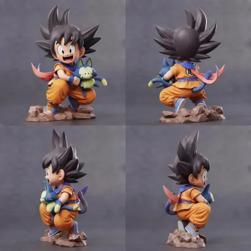 Figura Colecionável Dragon Ball Z em PVC 10cm ? Goku/Yamcha Anime