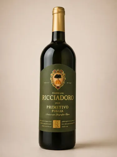 Vinho Primitivo Ricciadoro Italiano
