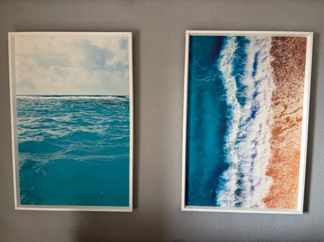 Quadros decorativos grandes praia/oceano - lindos para sala