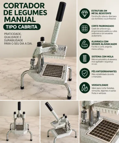 Cortador de legumes manual - Tipo cabrita