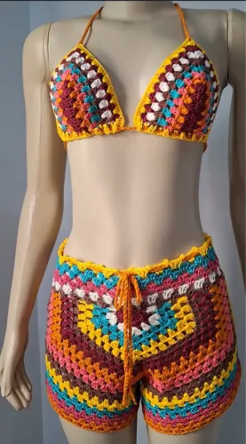 Conjunto crochê 