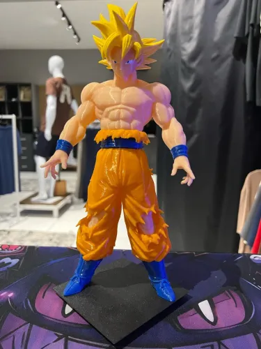 Boneco 3d Goku super sayagim
