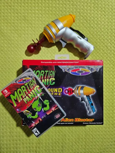 Combo jogo Martian Panic + Laser Blaster Nintendo Switch