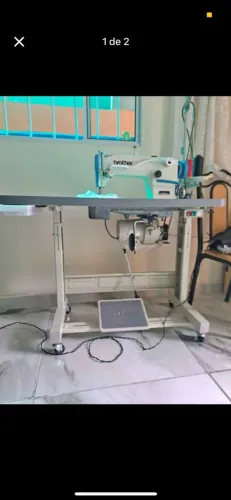 Máquina costura industrial reta 