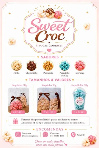 Pipoca gourmet