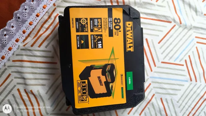Nível laser Dewalt verde
