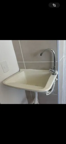 Kit Pia, tanque de lavar roupa e pia de banheiro