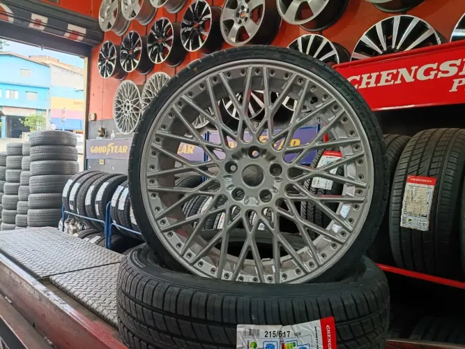 Roda aro 20 furacão 5 por 114.3 (4 pneus novos)