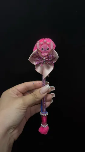 Kit de Canetas Decoradas - Lilo, Stitch e Angel