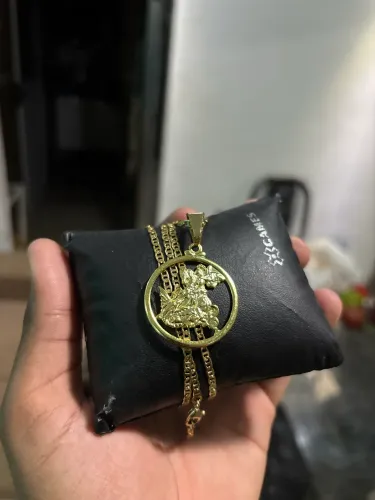 Corrente banhada a ouro 18K