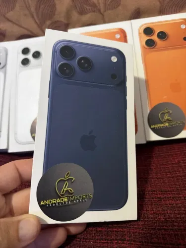iPhone 17 Pro Max 256gb Azul - Novo - Lacrado - Entrega grátis Salvador e Lauro